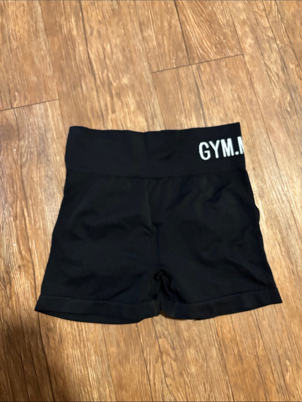 Black Women's High-Rise Athletic Shorts
